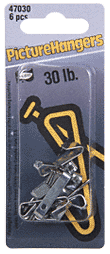 CRL 30 Pound Carded Picture Hangers