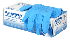 CRL Large Disposable Nitrile Gloves - 100/Bx