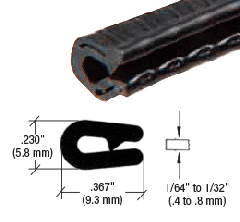 CRL Black Sof®-Tone 100' QuickEdge™ Mini "Minitrim"