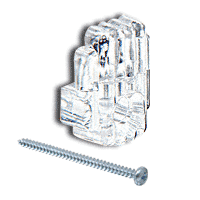 CRL 1/4" Plastic Mirror Clips and Screws