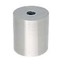 CRL 316 Brushed Stainless Clad Aluminum Standoff Base 1-1/2" Diameter by 1-1/2" Long