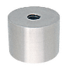 CRL 316 Brushed Stainless Clad Aluminum 2" Diameter by 1-1/2" Long Standoff Base