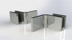 CRL Altea Series Adjustable Wall Mount Glass Clamp
