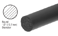 CRL Flexible Foam Filler for Pillars and Door Trim - 1/2" Diameter