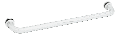 CRL White 26" BM Series Tubular Single-Sided Towel Bar