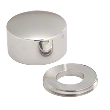 CRL Polished Stainless Color Match Bolt Cover Button