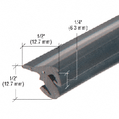 CRL E.P.D.M. Roll-In Glazing Gasket for use with 3/8" or 1/2" Glass and Tapered Sidelite Rails