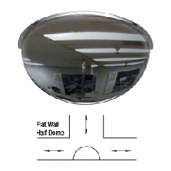 CRL 180° Vision Acrylic Half Dome Mirrors