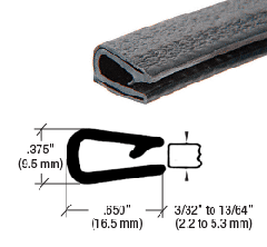 CRL QuickEdge™ Long Leg Single Lip Trim Grips Edges From .085" to .210"