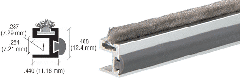 CRL Dust Proof Rail with Bumper