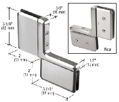 CRL Prima Series Glass-to-Glass Hinges