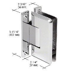 CRL Cologne Series Wall Mount Positive Close