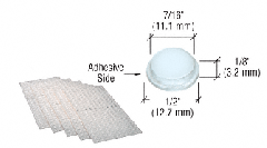 CRL Convenient Pack of Clear Protective Bumpads - Pack of 1000