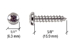 CRL Mounting Screws for Hinges and Magnetic Glass Door Latches