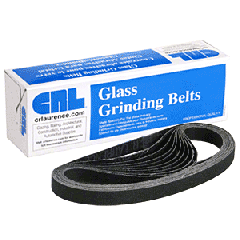 CRL 1/2" x 18" 80X Grit Silicon Carbide Abrasive Belt - 10/Bx