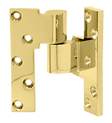CRL Polished Brass 3/4" Offset Intermediate Right Hand Pivot