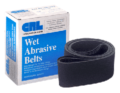 CRL 4" x 106" 60X Grit Wet Abrasive Belts for Upright Belt Sanders - 5/Bx