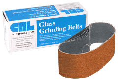 CRL 4" x 24" Cork Polishing Belts for Portable Sanders - 5/Bx