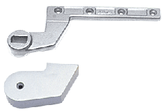 CRL Aluminum 1-1/2" Right Hand (LHR) Floor Closer Offset Arm