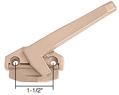 CRL Beige Right Hand Cam Handle with 1-1/2" Screw Holes