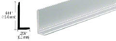 CRL Satin Anodized 1/4" Aluminum L-Bar Extrusion