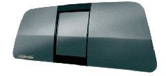 CRL "Perfect Fit" 1997-2003 Ford F-150/F-250 Regular Duty, 2004 Ford Heritage and 2004-2005 Ford Heritage 'All-Glass' Look Tri-Vent Three Panel Slider with Solar Glass
