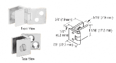 CRL Chrome Small Wall Mount Hinges