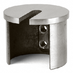 CRL Brushed Stainless 48.3mm Diameter Securing End Cap