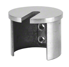 CRL Brushed Stainless 42.4mm Diameter Securing End Cap