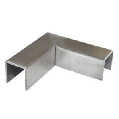 CRL Brushed Stainless Steel 32mm x 32.5mm x 2.5mm 90 Degree Corner