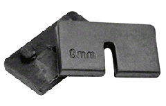 CRL Black Gaskets for 45 x 45mm Z-Clamps Using 6mm Glass