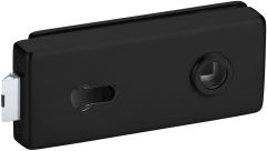 CRL Matte Black Office Square Latch without Cylinder