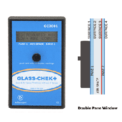 CRL Glass-Chek+ Digital Glass Thickness Meter with Low-e