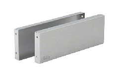 CRL Satin Anodized Steel Cladding for Oil Dynamic Patch Fitting Door Hinge
