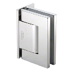 CRL Chrome Oil Dynamic Offset Back Plate Wall-to-Glass Hinge - Hold Open