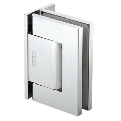 CRL Satin Anodized Oil Dynamic Offset Back Plate Wall-to-Glass Hinge - No Hold Open