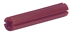 CRL 1" Length Hi-Red Plastic Screw Anchors - 5/16" Hole