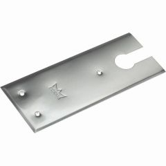 DORMA-GLAS brushed stainless cover plate for BTS 84