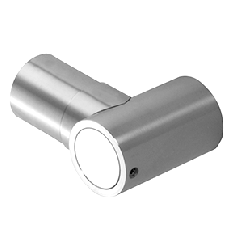 CRL Juliet Brushed Stainless Replacement Round Upper Right Fitting