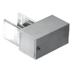 CRL Juliet Brushed Stainless Replacement Square Lower Right Fitting