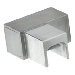 CRL Juliet Brushed Stainless Replacement Square Upper Left Fitting