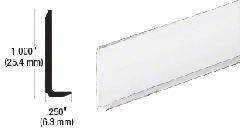 CRL Polished Aluminum 1/4" L-Bar Extrusion