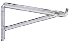 CRL Regalbodenträger, durchsichtiges Plexiglas, 152 mm (6")