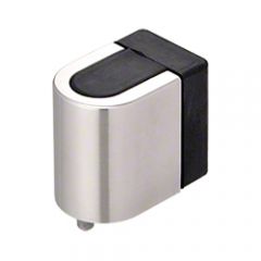 CRL Brushed Stainless Auxiliary Wall/Floor Mount Door Stop