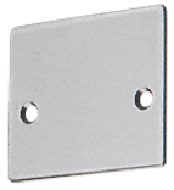 CRL Brushed Stainless End Cap with Screws for NH3 Series Wide U-Channel
