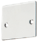 CRL Satin Anodized End Cap with Screws for NH2 Series Wide U-Channel