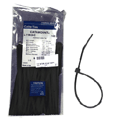 CRL Black 11.1" Nylon Ties