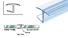 CRL Polycarbonate H-Jamb 180 Degree for 10 mm Glass