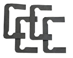 CRL Black Gasket Replacement Kit for Pinnacle Hinges