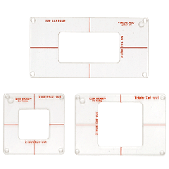 CRL Quik-Draw Mirror Outlet Cut-Out Template Set